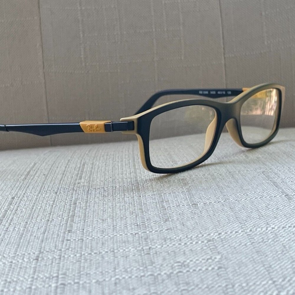 Ray-Ban Youth Eyeglasses Frame Black/Yellow Tone RB1546 46[]16 125 Glasses